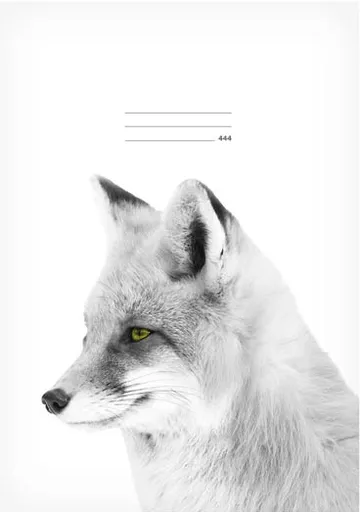 Školní sešit LUX A4 444, Liška