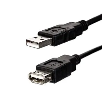 Logo Economy USB prodlužka (2.0), USB A samec - USB A samice, 3m, černý