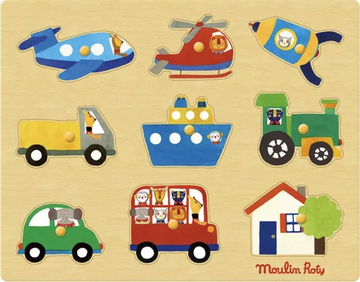 Vkládací puzzle Dopravní prostředky