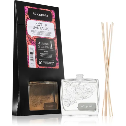 ACappella Rose and Sandalwood aroma difuzér s náplní 100 ml