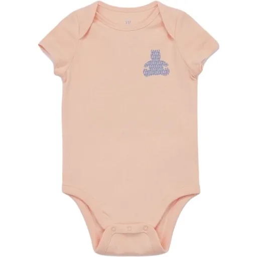 GAP BRANNAN Dětské body, lososová, velikost