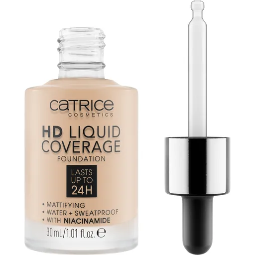 Catrice Tekutý make-up HD Liquid Coverage (Foundation) 30 ml 010 Light Beige