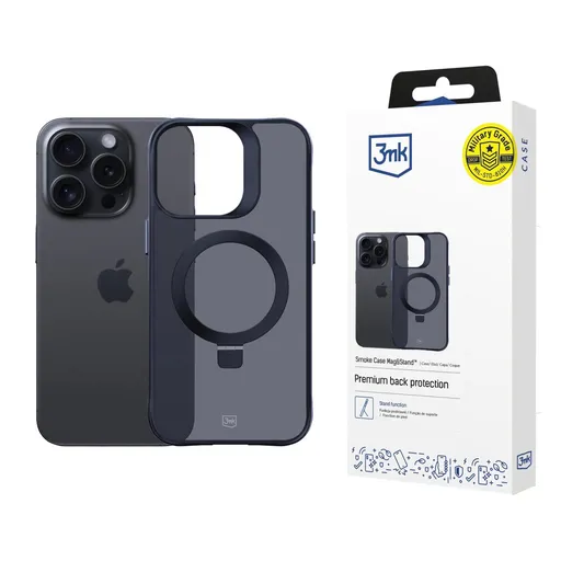 3mk ochranný kryt Smoke Case Mag&Stand pro Apple iPhone 16 Pro Max