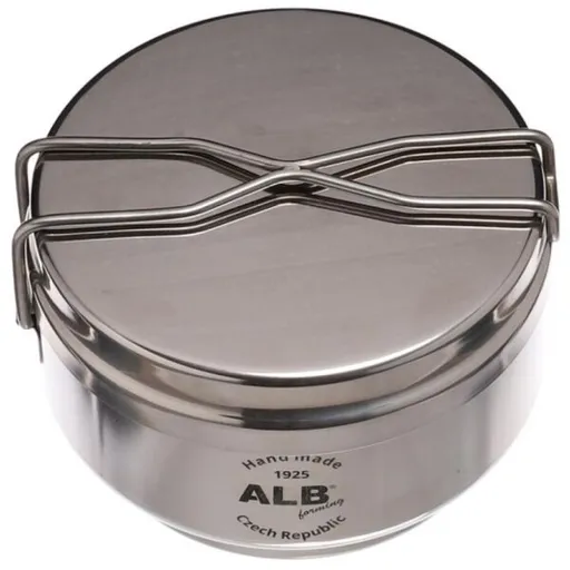 ALB FORMING NEREZ Dvoudílný nerezový ešus, stříbrná, velikost