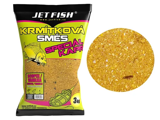Jet fish krmítková směs speciál kapr 3 kg - scopex vanilka