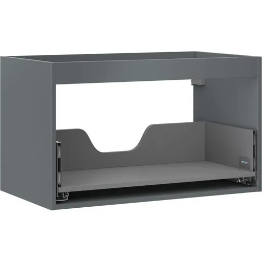 MEXEN Box-A skříňka pro umyvadlo 80, 1 šuplík, grafit mat 91AX0-0800-470-1-66