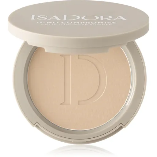 IsaDora The No Compromise Matte Longwear Powder kompaktní pudr pro matný vzhled odstín 65 Neutral Beige 8 g