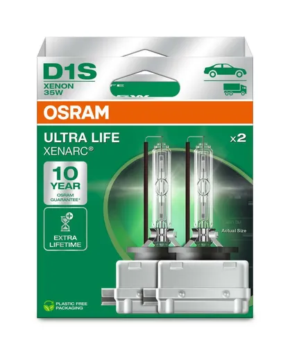 OSRAM D1S 35W PK32d-2 ULTRA LIFE 10 let záruka 2ks 66140ULT-2HB