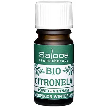 Saloos 100% BIO přírodní esenciální olej Citronela 5 ml (8594031322825)