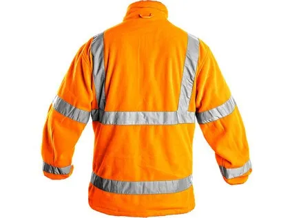 Bunda PRESTON, výstražná, oranžová, vel. 2XL