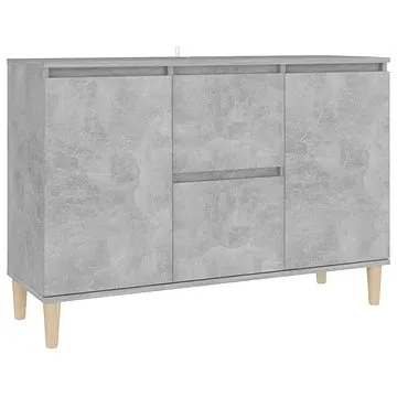 Příborník betonově šedý 103,5 × 35 × 70 cm dřevotříska, 806107 (806107)