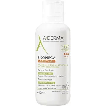 A-DERMA Exomega Control Emolienční balzám pro suchou kůži se sklonem k atopii 400 ml (3282770149722)