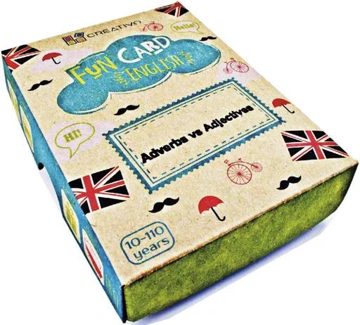 Fun Card English: Adverbs vs Adjectives