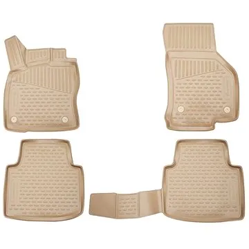 Novline koberce do auta Škoda Superb III. 2015- (béžové) (4610031101292)