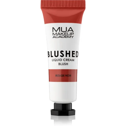 MUA Makeup Academy Blushed Liquid Blusher tekutá tvářenka odstín Rouge Noir 10 ml