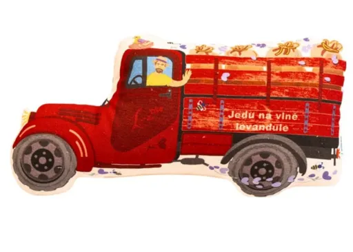 Polštář „Staňův LavandoTruck“