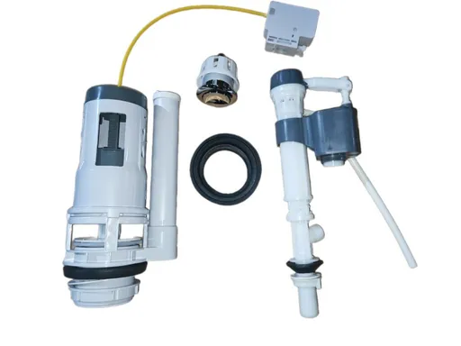 AQUALINE Splachovací souprava s DUAL tlačítkem 49 spodní napouštění 1/2", chrom NDPB103H-1