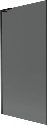 MEXEN/S Next L vanová zástěna FIX 90 x 150, grafit, černá 895-090-000-03-40-70