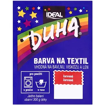 DUHA barva na textil červená 15 g (3045200475019)