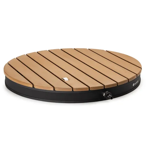 Blumfeldt Sumatra Breeze, RD, zahradní sprcha, WPC hliník,Ø70, 4cm, kulatá