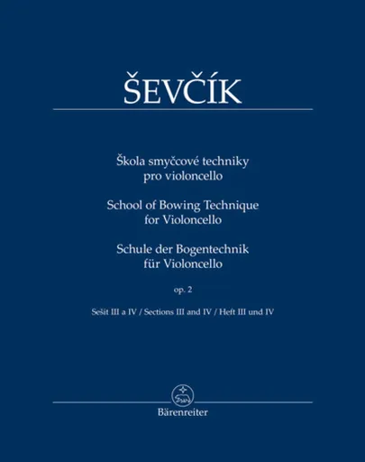 Škola smyčcové techniky pro violoncello - Otakar Ševčík