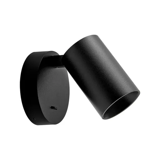 Light Impressions Deko-Light nástěnné přisazené svítidlo - Can Tilt kulaté, 1x 7,5 W GU10, černá 341334