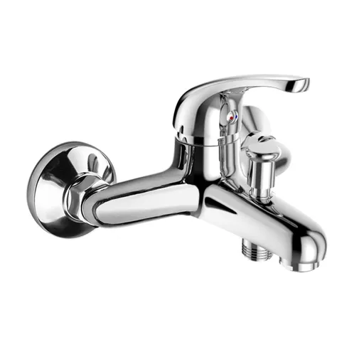 Mereo Vanová nástěnná baterie, Lila, 150 mm, bez příslušenství, chrom CBEE90103