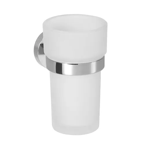 Sapho LARISSA sklenka mléčné sklo chrom WS004