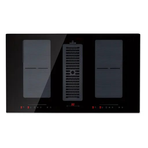Klarstein Full House Down Air System, indukční varná deska, zabudovaná digestoř, 477 m³/h, energetická třída A