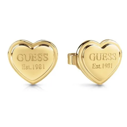 Guess Módní ocelové náušnice se srdíčkem JUBE02179JWYGT/U