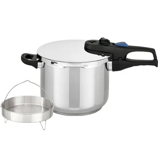 Elo 99266 Tlakový hrnec s napařovacím košíkem Praktika XL 6 l