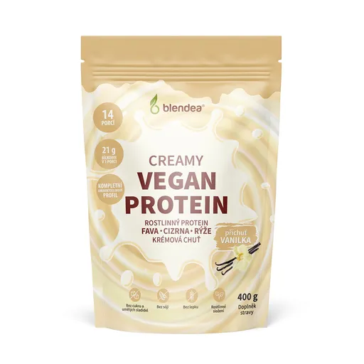 Blendea Vegan protein creamy vanilka 400 g