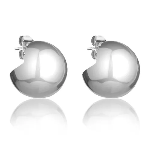 Marc Malone Ocelové náušnice Carter Silver Earrings MCE24036S