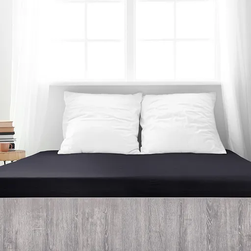 4Home jersey prostěradlo Mako černá, 180 x 200 cm