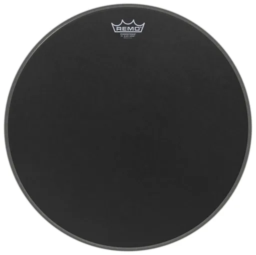 Remo 18" Powerstroke 3 Black Suede