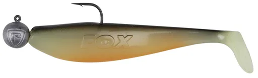 Fox rage gumová nástraha loaded zander pro shad uv hot olive - 12 cm 15 g