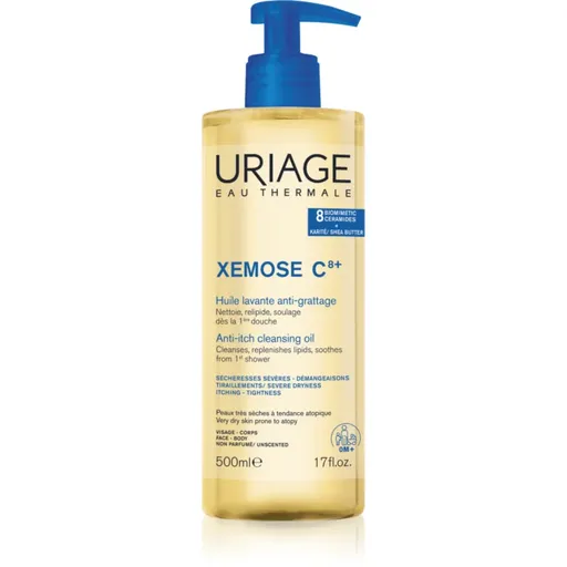 Uriage Xemose C8+ Anti-Itch Cleansing Oil zklidňující čisticí olej pro suchou a ekzematickou pokožku 500 ml