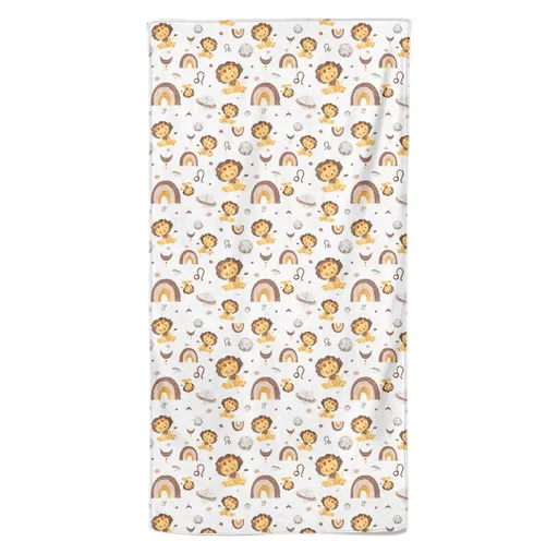 Osuška Znamení Watercolor Lev (23.7. - 22.8.) (Velikost osušky: 100x170cm)