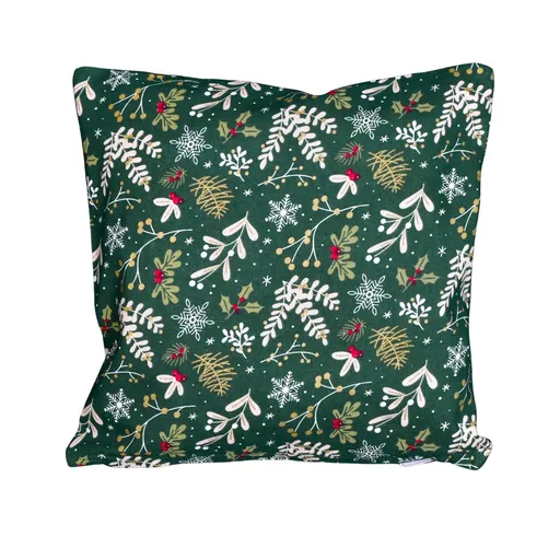 Forbyt Povlak na polštář Zelené Vánoce, 40 x 40 cm