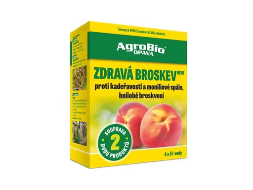 Přípravek proti kadeřavosti,moniliové spále a hnilobě broskvoní AGROBIO Zdravá Broskev