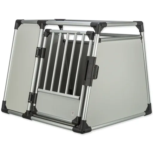 Trixie Přepravka hliník L-XL 94×75×88cm stříbrno-šedá