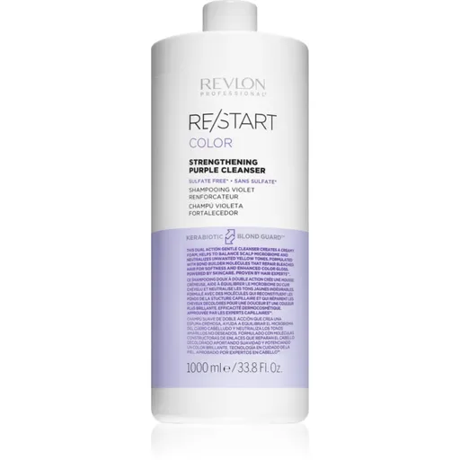 Revlon Professional Re/Start Color fialový šampon pro blond a melírované vlasy Purple Cleanser 1000 ml