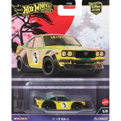 Mattel Hot Wheels prémiové auto – velikáni Mazda RX-3