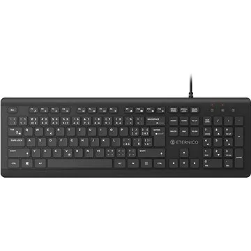 Eternico Pro Keyboard Wateproof IPX7 KD2050 černá - CZ/SK (AET-KD2050CSBN)