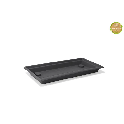 Gardenico Miska pod truhlík Magnus antracit, 80 cm, 80 cm