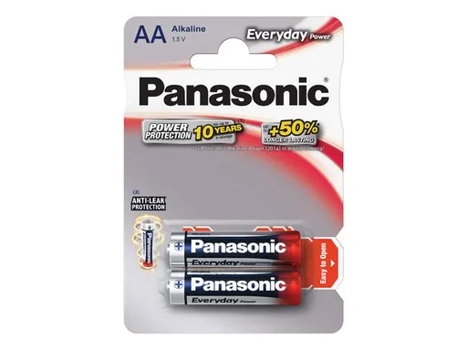 Baterie AA (R6) alkalická PANASONIC Everyday Power LR6 2BP