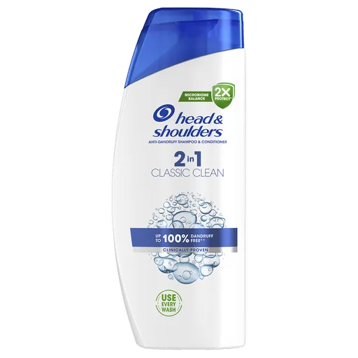 Head & Shoulders Šampon a kondicionér 2v1 Classic Clean (Anti-Dandruff Shampoo & Conditioner) 625 ml