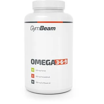 GymBeam Omega 3-6-9 240 kapslí, unflavored (8588007570167)
