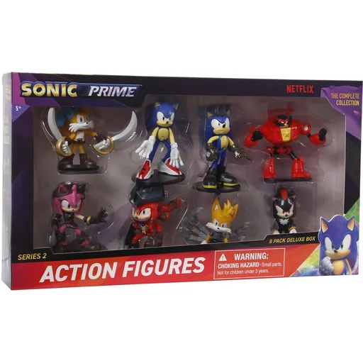 Sonic akční figurky 8 ks Deluxe box