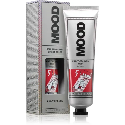 MOOD Paint Colors semipermanentní barva na vlasy odstín Red 100 ml